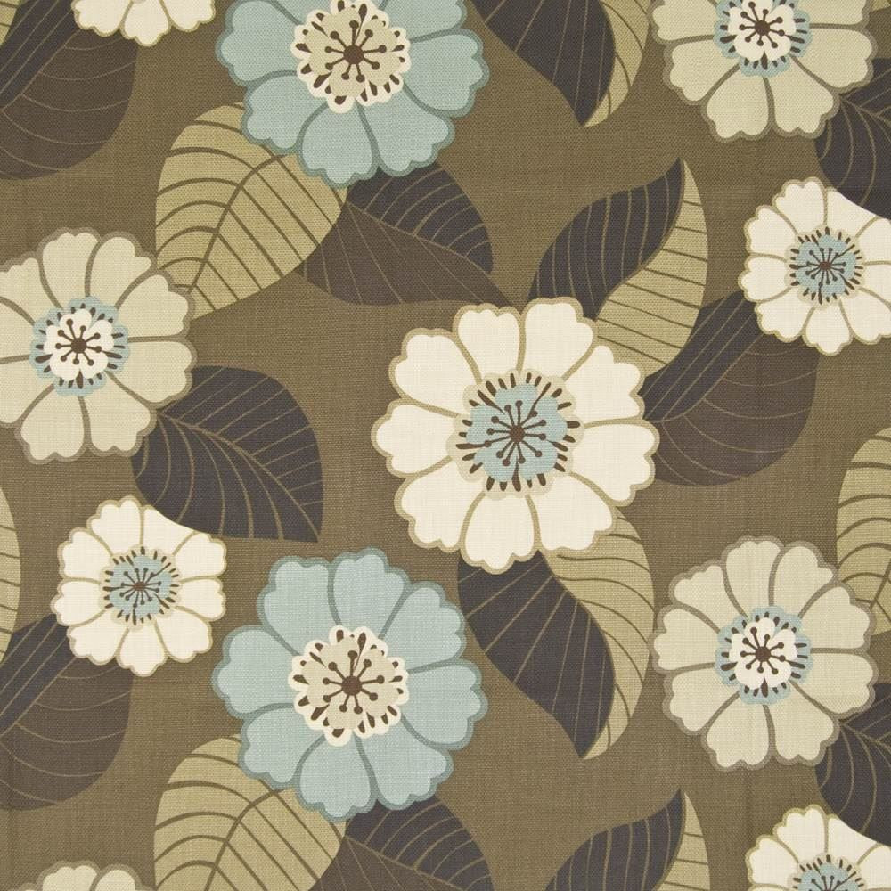 In Bloom Tobacco by Kasmir Fabric 1368 100% Cotton
 CHINA 14,000 Wyzenbeek Double Rubs Horizontal: 54 inches and Vertical: 25 2/8 inches 54 - Fabric Carolina -