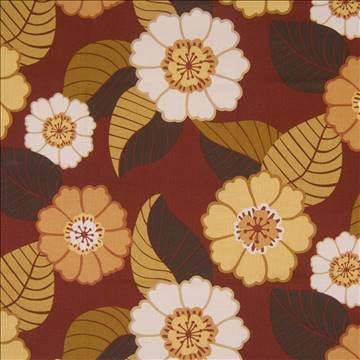 In Bloom Tomato by Kasmir Fabric 1367 100% Cotton CHINA 14,000 Wyzenbeek Double Rubs H: 54 inches, V: 25 2/8 inches 54 - Fabric Carolina - Kasmir