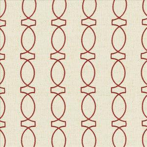 In Order Coral by Kasmir Fabric