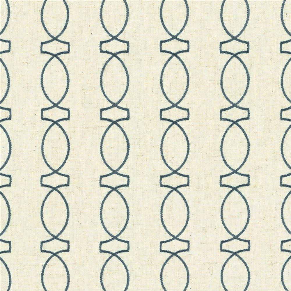 In Order Lake by Kasmir Fabric 5143 85% Polyester 11% Rayon 4% Linen CHINA 80,000 Wyzenbeek Double Rubs Horizontal: 3 4/8 inches and Vertical: 4 inches 57 - Fabric Carolina -