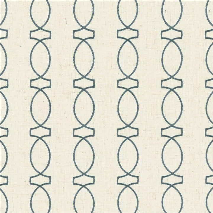 In Order Lake by Kasmir Fabric 5143 85% Polyester
11% Rayon
4% Linen
 CHINA </p><p>Repeat: Horizontal: 3 4/8 inches and Vertical: 4 inches 53 - Fabric Carolina -