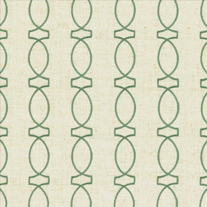 In Order Sea by Kasmir Fabric 5142 85% Polyester
11% Rayon
4% Linen
 CHINA </p><p>Repeat: Horizontal: 3 4/8 inches and Vertical: 4 inches 53 - Fabric Carolina -