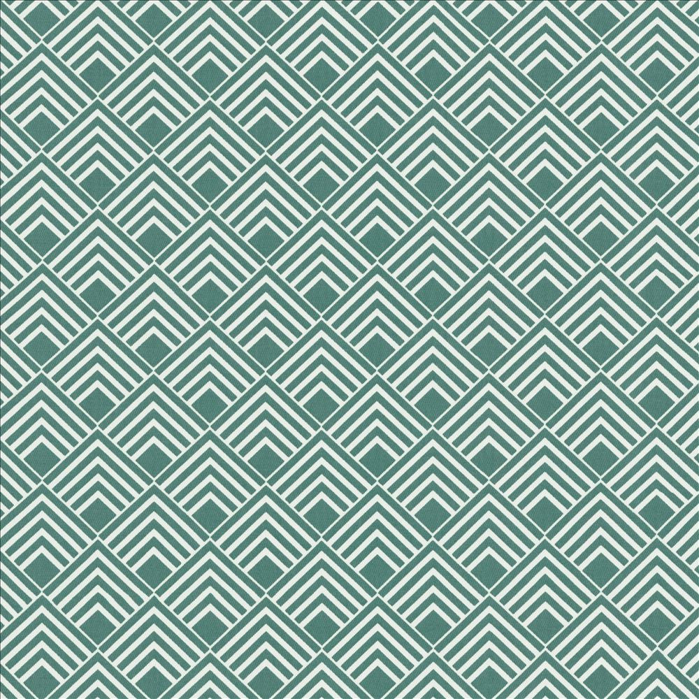 Indicate Turquoise by Kasmir Fabric 1455 100% Cotton
 TURKEY 10,000 Martindale Cycles </p><p>Repeat: Horizontal: 2 5/8 inches and Vertical: 2 5/8 inches 63 - Fabric Carolina -