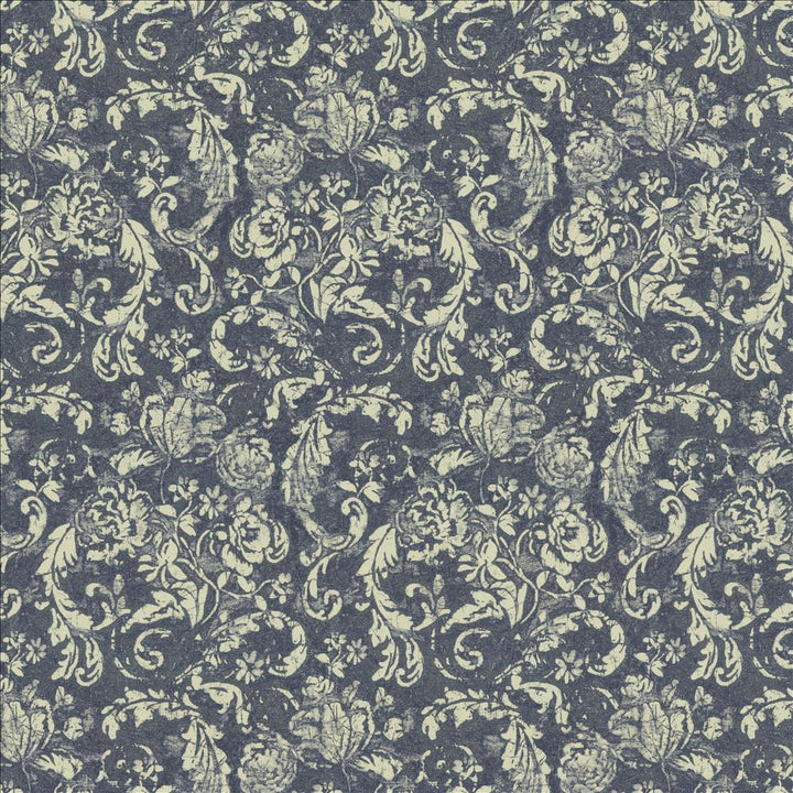 Indonesia Navy by Kasmir Fabric 5143 57% Polyester
43% Cotton
 INDIA </p><p>Repeat: Horizontal: 13 6/8 inches and Vertical: 28 4/8 inches 55 - Fabric Carolina -