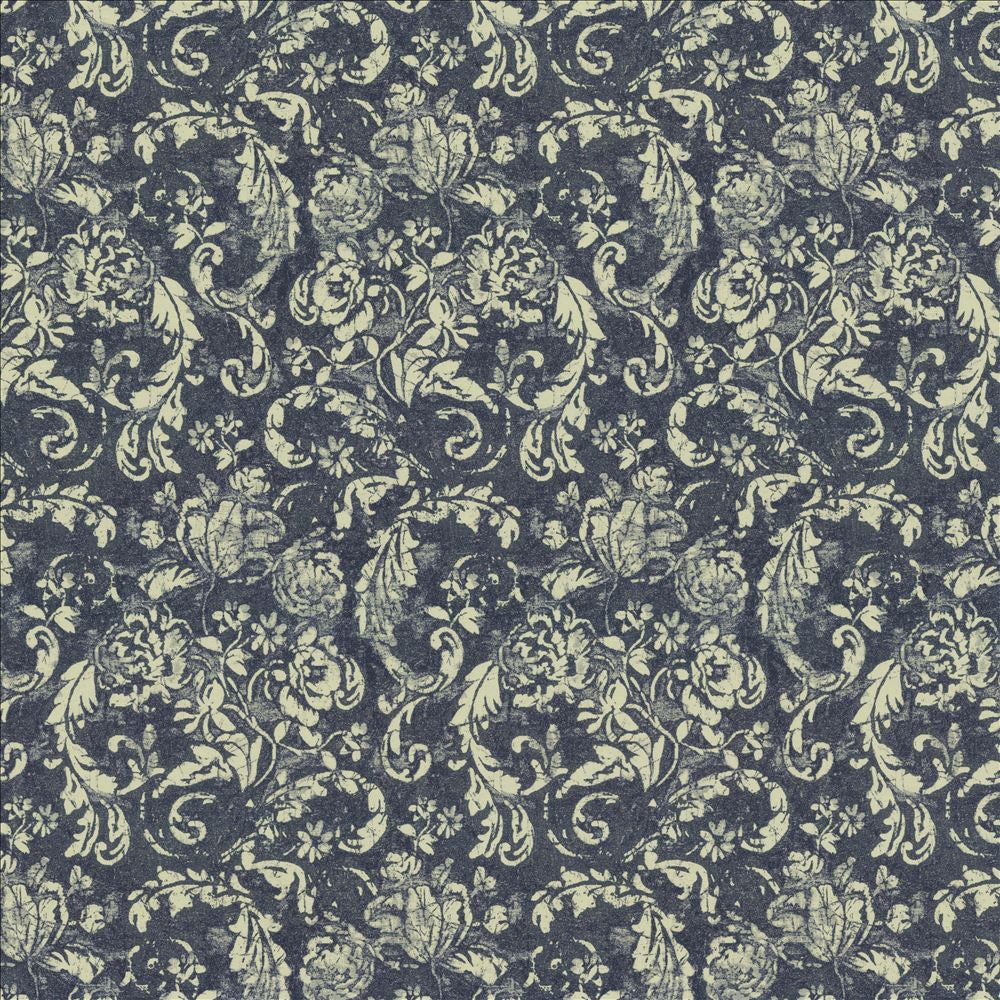 Indonesia Navy by Kasmir Fabric 5143 57% Polyester
43% Cotton
 INDIA 50,000 Wyzenbeek Double Rubs Horizontal: 13 6/8 inches and Vertical: 28 4/8 inches 55 - Fabric Carolina -
