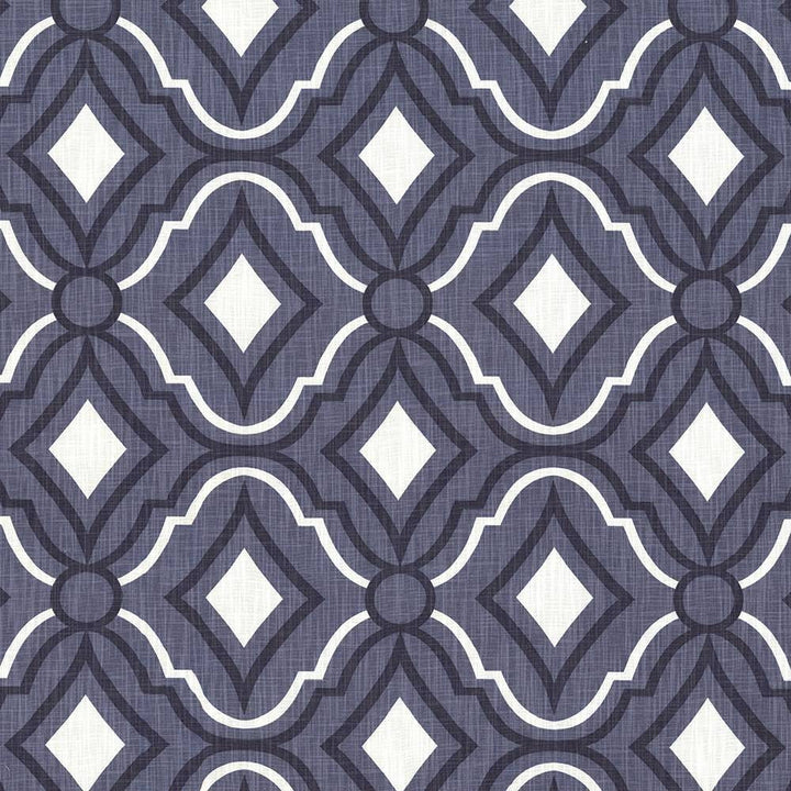 Inflection Indigo by Kasmir Fabric 5107 USA H: 13 4/8 inches, V:13 4/8 inches 54 - Fabric Carolina - Kasmir