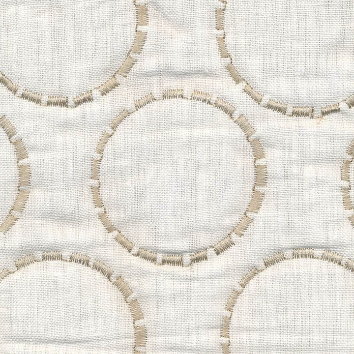 Inner Circle White Linen by Kasmir Fabric 1396 65% Flax 25% Cotton 10% Viscose INDIA Not Tested Horizontal: 3 4/8 inches and Vertical: 4 6/8 inches 51 - 54 - Fabric Carolina -