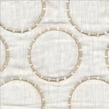 Inner Circle White Linen by Kasmir Fabric 1396 65% Flax 25% Cotton 10% Viscose INDIA Not Tested H: 3 4/8 inches, V: 4 6/8 inches 51 - 54 - Fabric Carolina - Kasmir