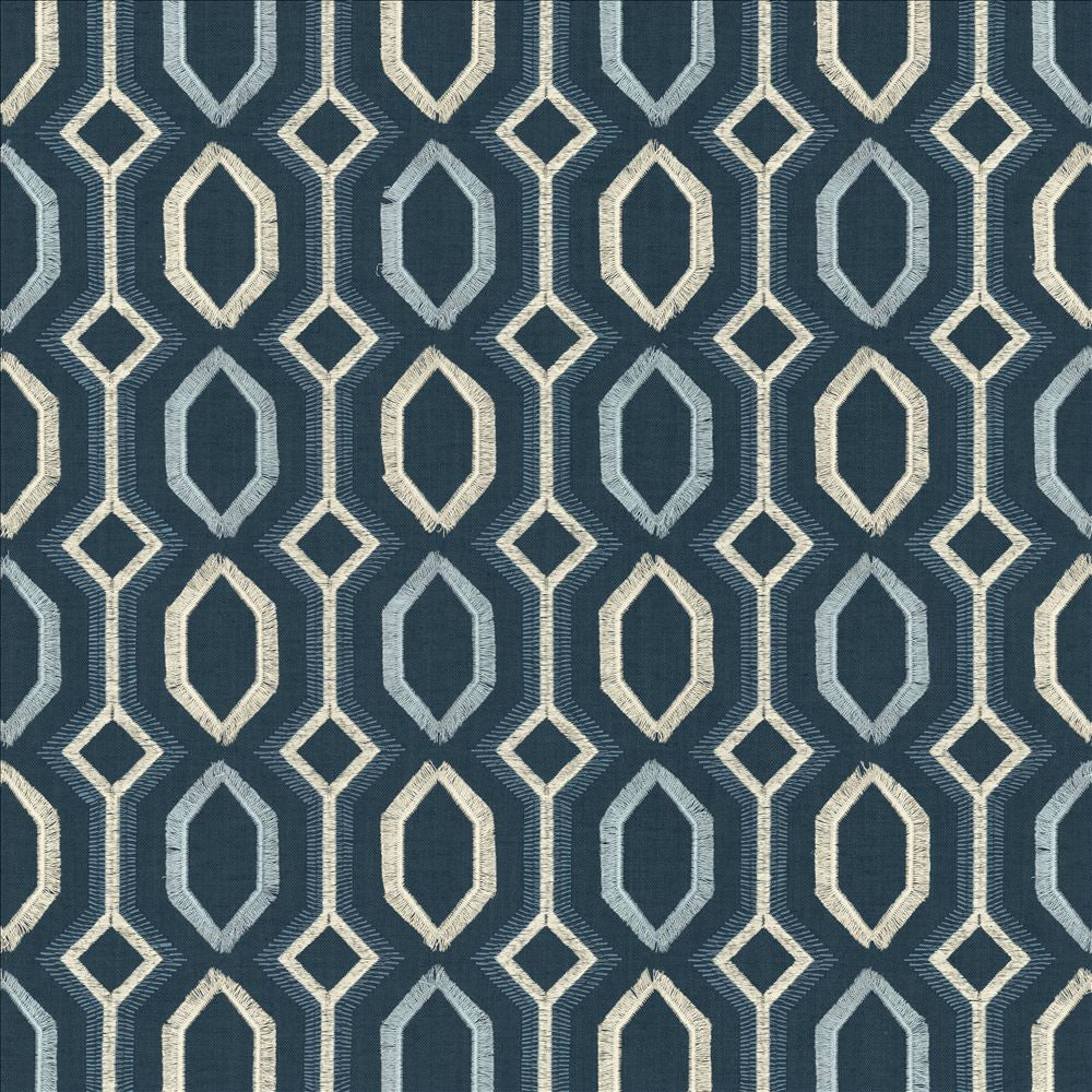 Integral Denim by Kasmir Fabric 1467 83% Polyester
11% Cotton
6% Linen
 INDIA </p><p>Repeat: Horizontal: 6 7/8 inches and Vertical: 6 2/8 inches 53 - Fabric Carolina -