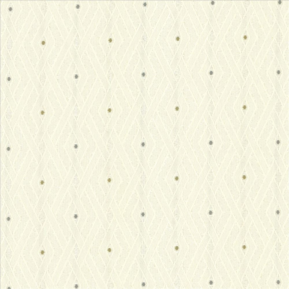 Interlink Snow by Kasmir Fabric 5089 100% Polyester
 USA </p><p>Repeat: Horizontal: 2 2/8 inches and Vertical: 2 4/8 inches 58 - 59 - Fabric Carolina -