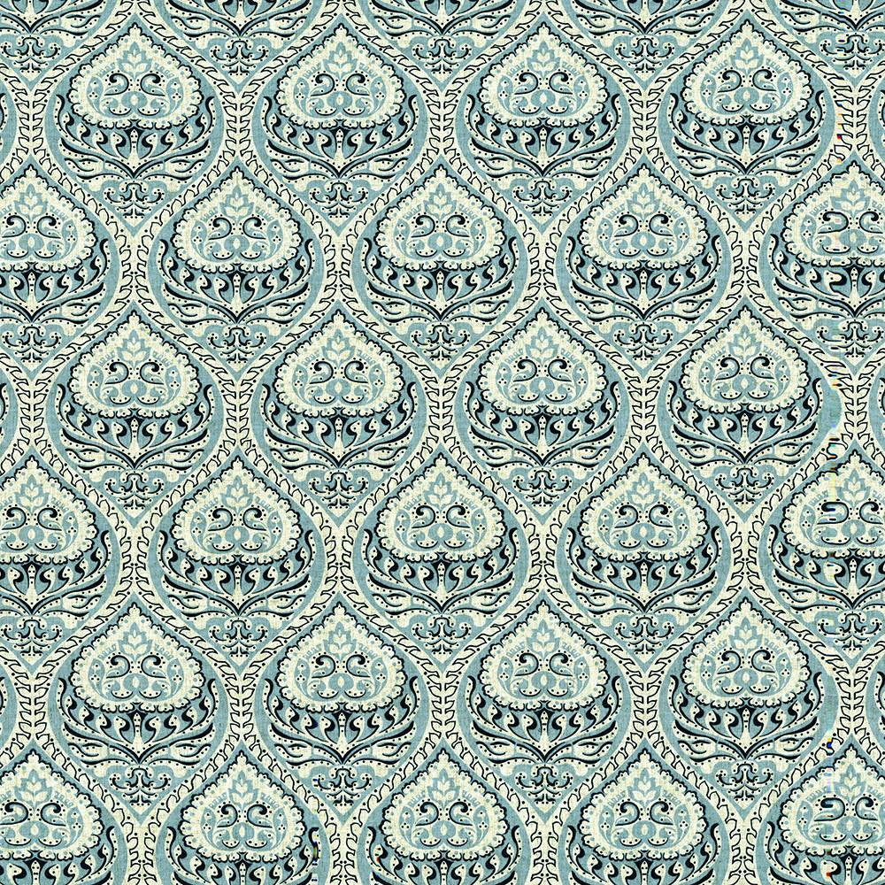 Interlude Damask Fresh Air by Kasmir Fabric 5107 80% Polyester
20% Linen
 CHINA </p><p>Repeat: Horizontal: 8 inches and Vertical: 11 4/8 inches 53 - Fabric Carolina -