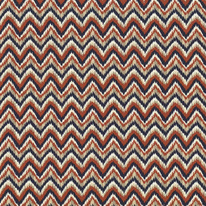 Into The Flame Indigo  by Kasmir Fabric