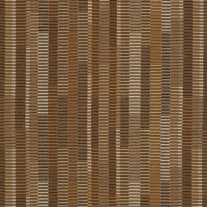 Intrepid Stripe Coffee by Kasmir Fabric 1386 TAIWAN 43,000 Wyzenbeek Double Rubs H: 4 4/8 inches, V:3 4/8 inches 54 - Fabric Carolina - Kasmir