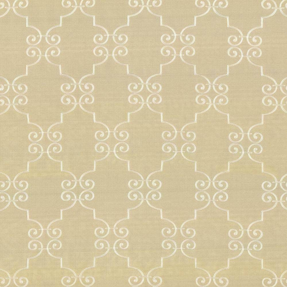 Ionic Scroll Natural by Kasmir Fabric 5111 CHINA Not Tested H: 7 4/8 inches, V:12 inches 52 - 59 - Fabric Carolina - Kasmir