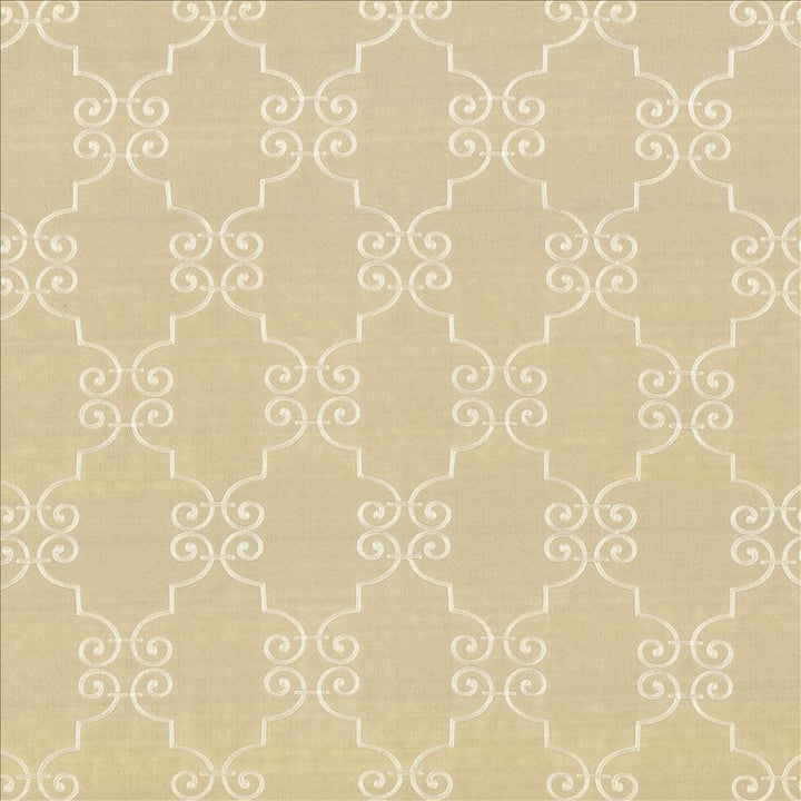Ionic Scroll Natural  by Kasmir Fabric See sample 100% Polyester
 CHINA Not Tested </p><p>Repeat: Horizontal: 7 4/8 inches and Vertical: 12 inches 52  - Fabric Carolina -