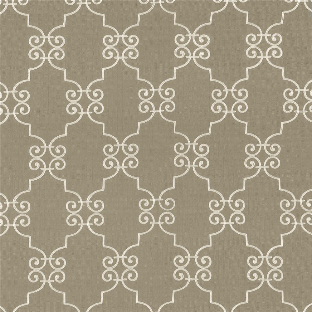 Ionic Scroll Silver Cloud by Kasmir Fabric 5111 100% Polyester
 CHINA </p><p>Repeat: Horizontal: 7 4/8 inches and Vertical: 12 inches 52 - 59 - Fabric Carolina -