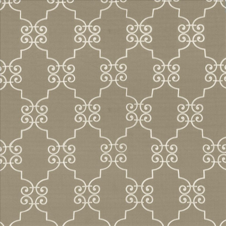 Ionic Scroll Silver Cloud by Kasmir Fabric 5111 100% Polyester
 CHINA </p><p>Repeat: Horizontal: 7 4/8 inches and Vertical: 12 inches 52 - 59 - Fabric Carolina -