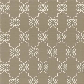 Ionic Scroll Silver Cloud by Kasmir Fabric 5111 100% Polyester CHINA Not Tested H: 7 4/8 inches, V: 12 inches 52 - 59 - Fabric Carolina - Kasmir