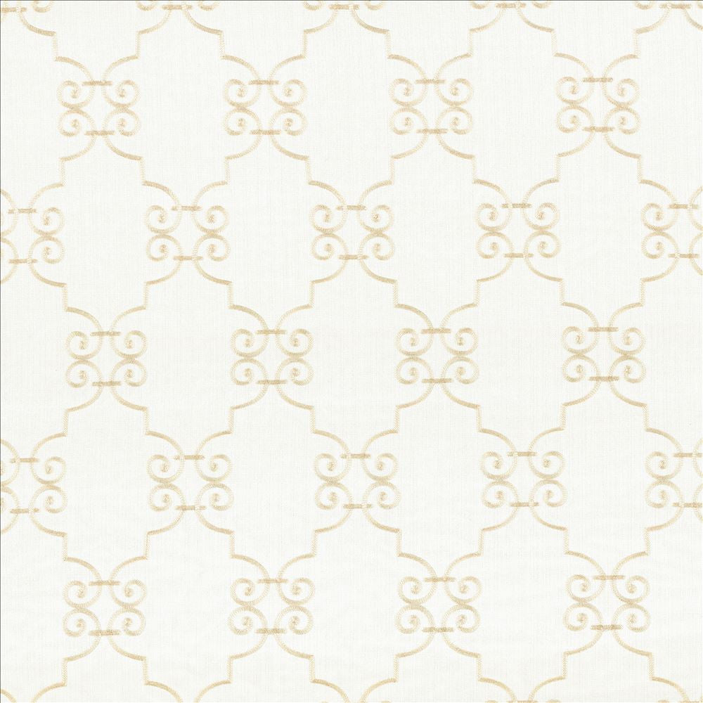 Ionic Scroll Snowflake by Kasmir Fabric 5111 100% Polyester
 CHINA </p><p>Repeat: Horizontal: 7 4/8 inches and Vertical: 12 inches 52 - 59 - Fabric Carolina -