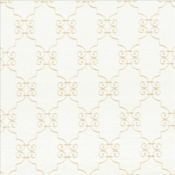 Ionic Scroll Snowflake by Kasmir Fabric 5111 100% Polyester
 CHINA </p><p>Repeat: Horizontal: 7 4/8 inches and Vertical: 12 inches 52 - 59 - Fabric Carolina -