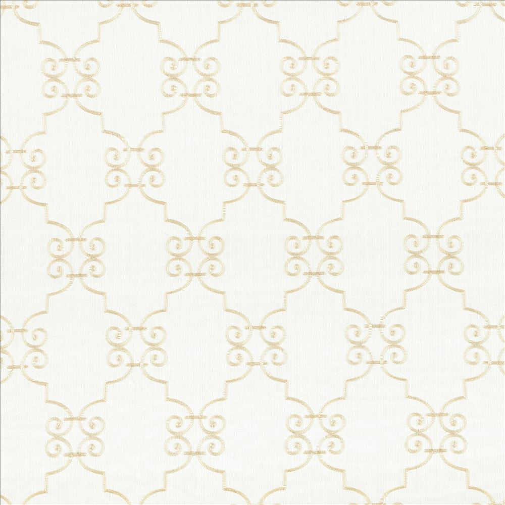 Ionic Scroll Snowflake by Kasmir Fabric 5111 100% Polyester
 CHINA Not Tested </p><p>Repeat: Horizontal: 7 4/8 inches and Vertical: 12 inches 52 - Fabric Carolina -