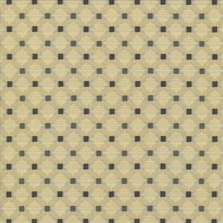 Ipswich Trellis Straw by Kasmir Fabric 5066 100% Polyester INDIA 30,000 Wyzenbeek Double Rubs Horizontal: 1 2/8 inches and Vertical: 1 2/8 inches 56 - 57 - Fabric Carolina -