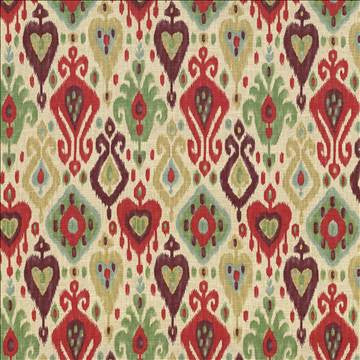Isa Jubilee by Kasmir Fabric 5063 55% Linen 45% Rayon USA 9,000 Wyzenbeek Double Rubs H: 13 4/8 inches, V: 25 2/8 inches 54 - Fabric Carolina - Kasmir