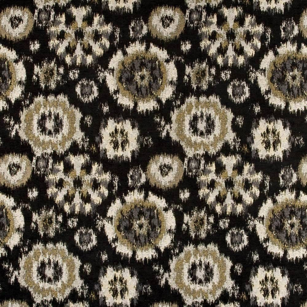 Isanti Caviar by Kasmir Fabric 1396 CHINA 21,000 Wyzenbeek Double Rubs H: 14 2/8 inches, V:14 1/8 inches 54 - 56 - Fabric Carolina - Kasmir