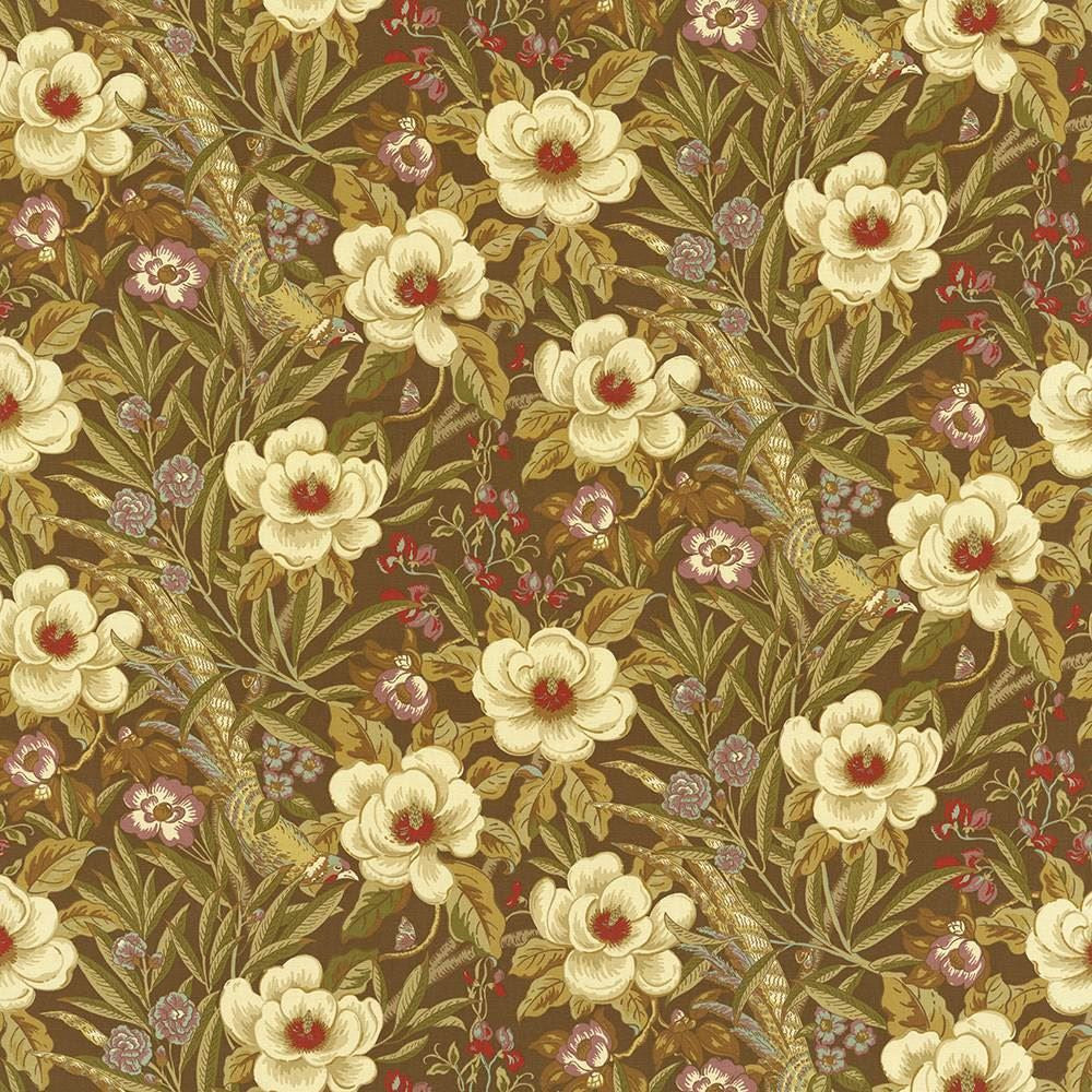 Island Serenity Nutmeg by Kasmir Fabric 5062 100% Cotton
 CHINA </p><p>Repeat: Horizontal: 54 inches and Vertical: 27 inches 54 - Fabric Carolina -