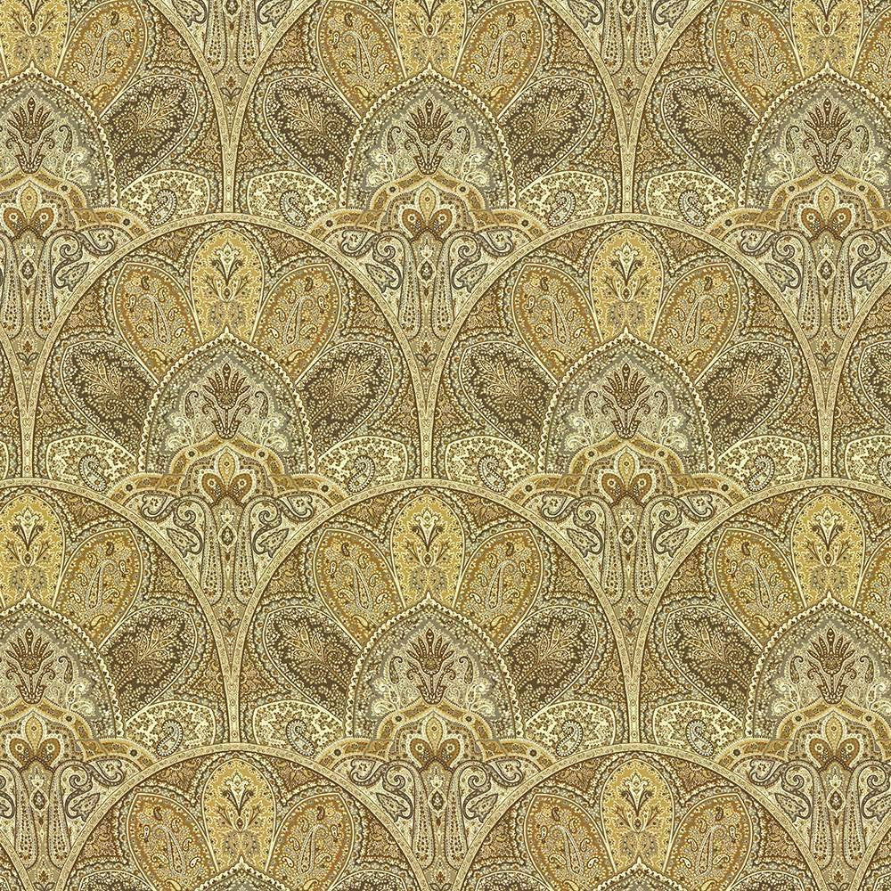 Ismir Paisley Opal by Kasmir Fabric 1416 PERU 42,000 Wyzenbeek Double Rubs H: 18 inches, V:25 2/8 inches 54 - Fabric Carolina - Kasmir