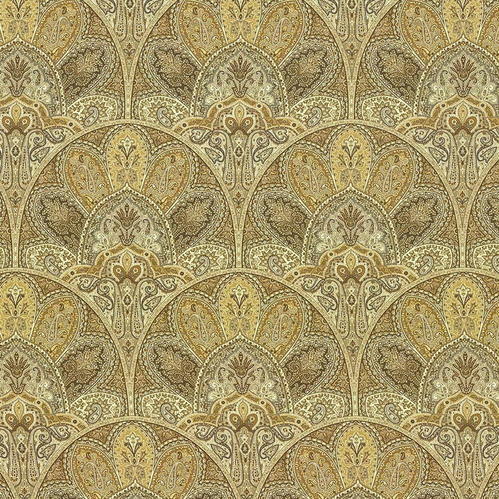 Ismir Paisley Opal by Kasmir Fabric 1416 PERU 42,000 Wyzenbeek Double Rubs H: 18 inches, V:25 2/8 inches 54 - Fabric Carolina - Kasmir