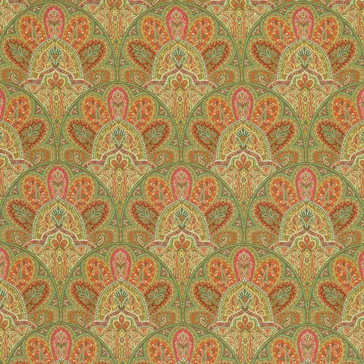 Ismir Paisley Sunstone by Kasmir Fabric 1417 PERU 42,000 Wyzenbeek Double Rubs H: 18 inches, V:25 2/8 inches 54 - Fabric Carolina - Kasmir