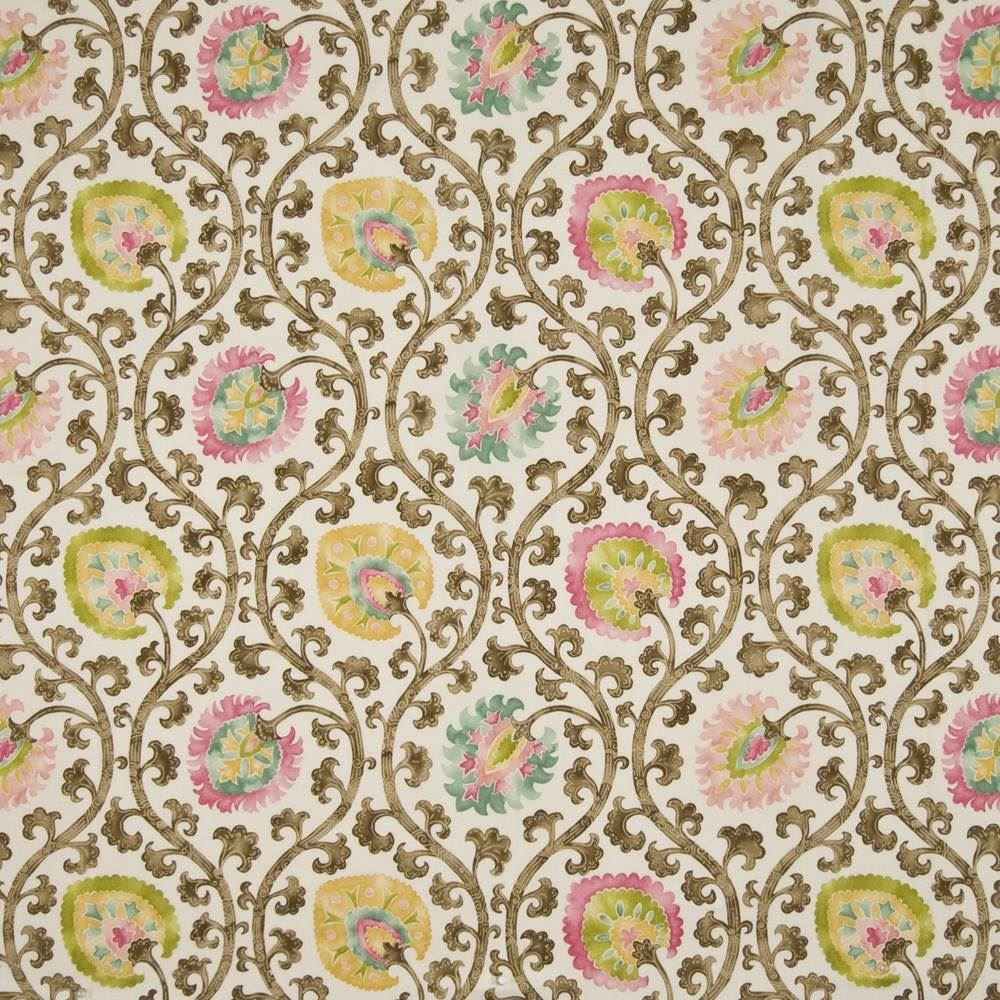 Istanbul Garden Jewel by Kasmir Fabric 1387 100% Cotton
 PERU 15,000 Wyzenbeek Double Rubs </p><p>Repeat: Horizontal: 27 inches and Vertical: 12 5/8 inches 54 - Fabric Carolina -