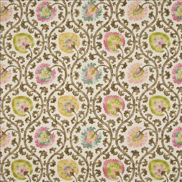 Istanbul Garden Jewel by Kasmir Fabric 1387 100% Cotton PERU 15,000 Wyzenbeek Double Rubs H: 27 inches, V: 12 5/8 inches 54 - Fabric Carolina - Kasmir