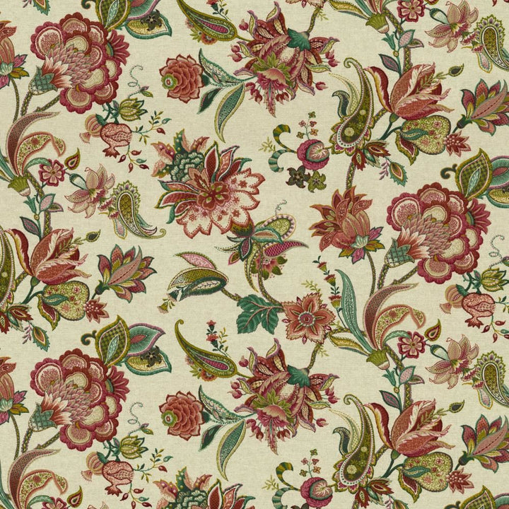 Itzel Geranium by Kasmir Fabric 5155 90% Cotton
5% Flax
5% Rayon
 USA </p><p>Repeat: Horizontal: 54 inches and Vertical: 26 4/8 inches 54 - Fabric Carolina -