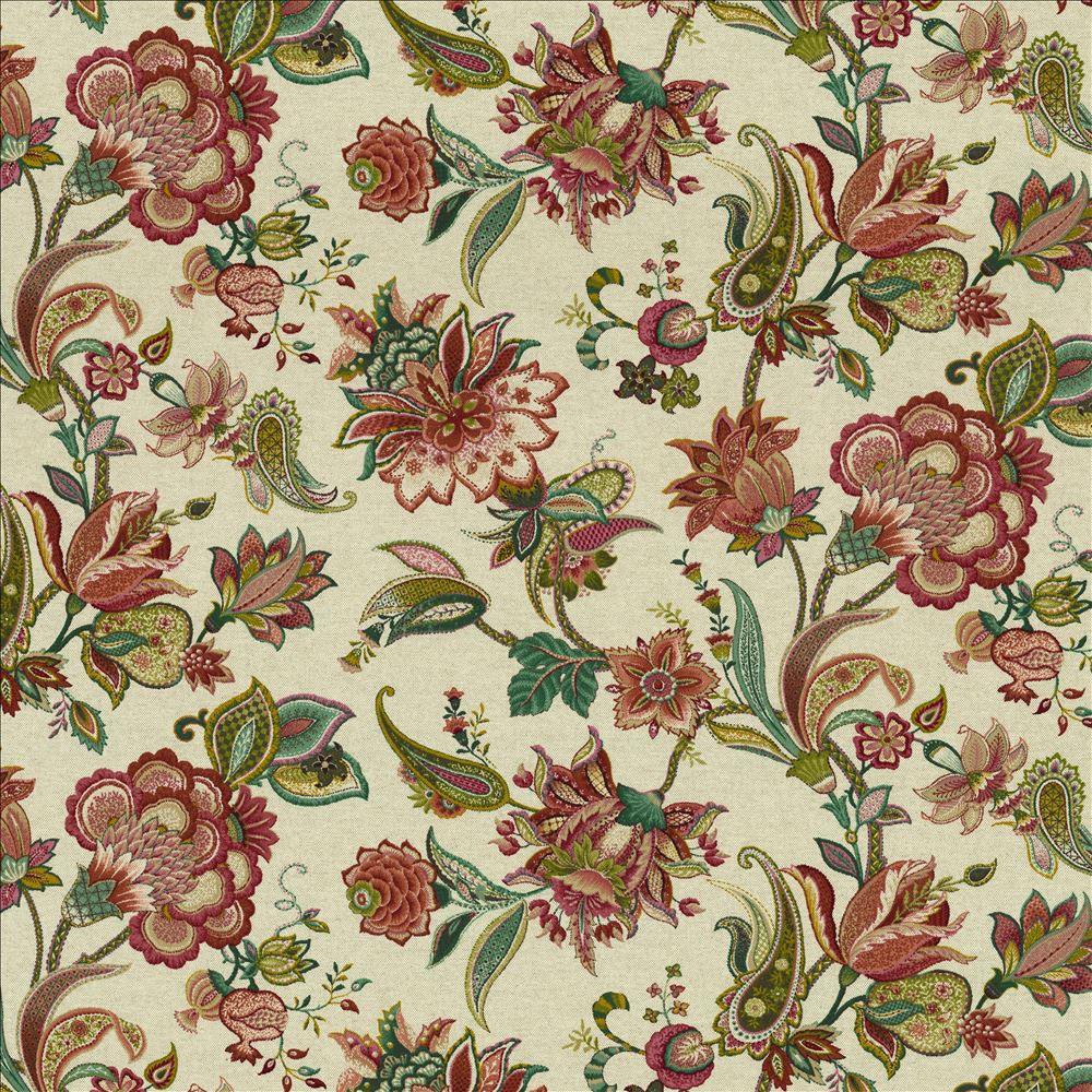 Itzel Geranium by Kasmir Fabric 5155 90% Cotton
5% Flax
5% Rayon
 USA </p><p>Repeat: Horizontal: 54 inches and Vertical: 26 4/8 inches 54 - Fabric Carolina -