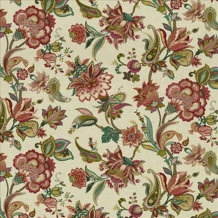 Itzel Geranium by Kasmir Fabric 5155 90% Cotton
5% Flax
5% Rayon
 USA </p><p>Repeat: Horizontal: 54 inches and Vertical: 26 4/8 inches 54 - Fabric Carolina -