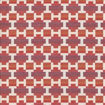 Ixtapa Poppy by Kasmir Fabric 5071 62% Polyester 38% Rayon USA 21,000 Wyzenbeek Double Rubs H: 1 6/8 inches, V: 1 5/8 inches 54 - Fabric Carolina - Kasmir