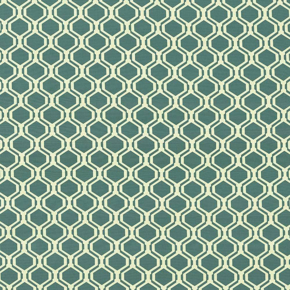 Iznik Calypso by Kasmir Fabric 5107 CHINA H: 3 4/8 inches, V:3 4/8 inches 55 - 56 - Fabric Carolina - Kasmir