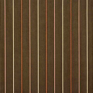 Wolsey Stripe Dark Brown by G P & J Baker Fabric