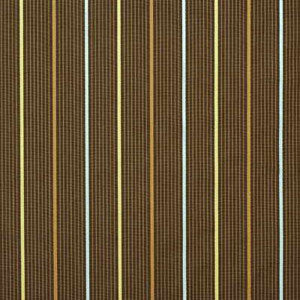 Wolsey Stripe Chocolate by G P & J Baker Fabric