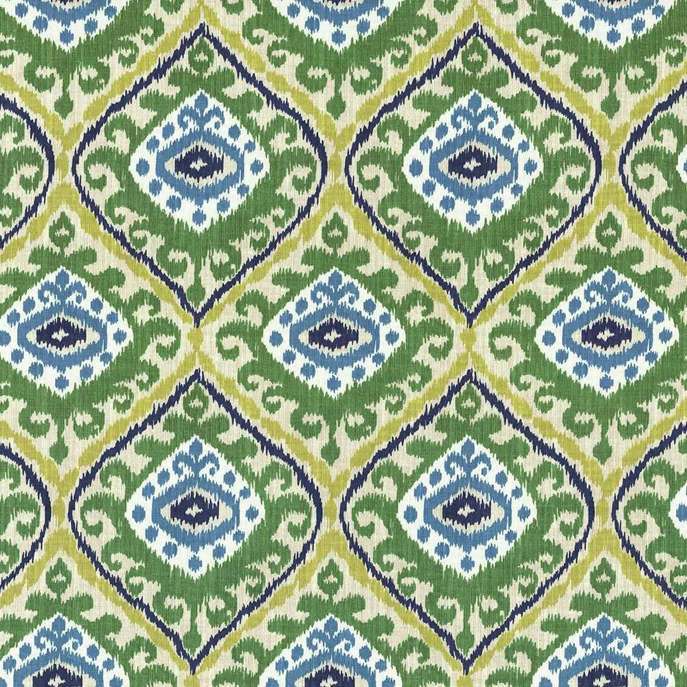 Jacaranda Emerald by Kasmir Fabric 5082 USA 12,000 Wyzenbeek Double Rubs H: 13 4/8 inches, V:18 inches 54 - Fabric Carolina - Kasmir
