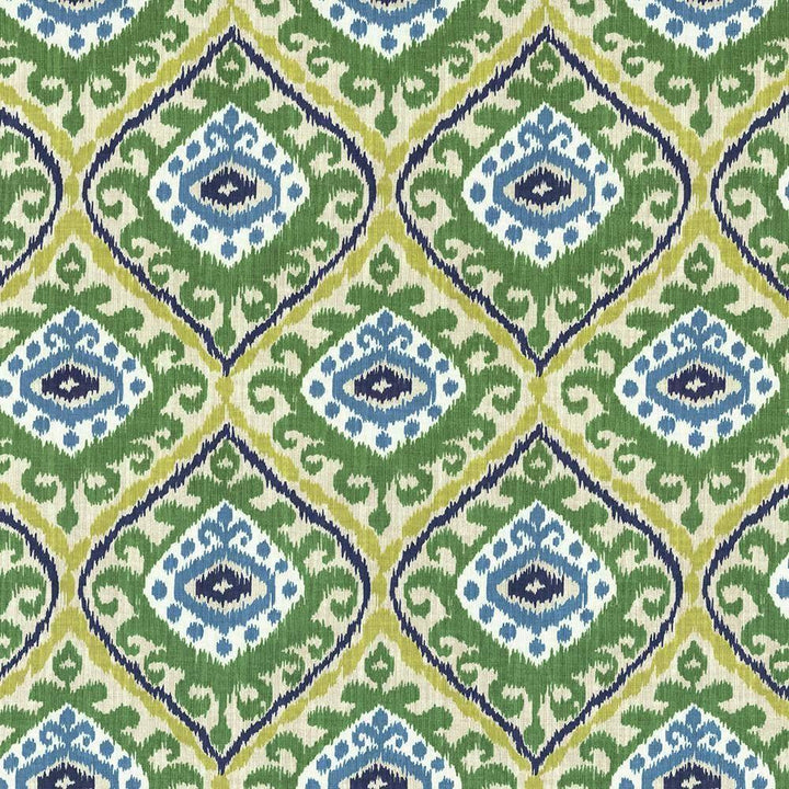 Jacaranda Emerald by Kasmir Fabric 5082 USA 12,000 Wyzenbeek Double Rubs H: 13 4/8 inches, V:18 inches 54 - Fabric Carolina - Kasmir