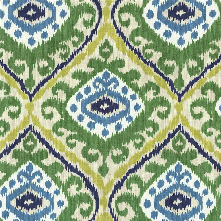 Jacaranda Emerald by Kasmir Fabric 5082 100% Cotton
 USA 12,000 Wyzenbeek Double Rubs </p><p>Repeat: Horizontal: 13 4/8 inches and Vertical: 18 inches 54 - Fabric Carolina -