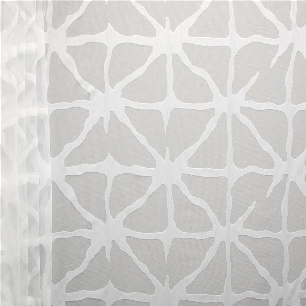 Jacqueline Snow  by Kasmir Fabric See sample 100% Polyester
 TURKEY Not Tested </p><p>Repeat: Horizontal: 29 4/8 inches and Vertical: 15 5/8 inches 118  - Fabric Carolina -