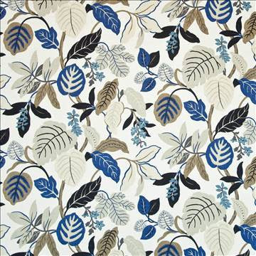 Jaffrey Point Bluestone by Kasmir Fabric 1401 100% Cotton USA 14,000 Wyzenbeek Double Rubs H: 27 inches, V: 27 inches 54 - Fabric Carolina - Kasmir