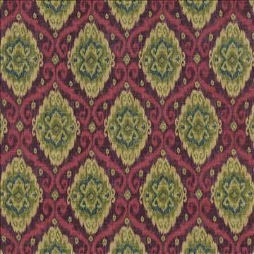 Jakarta Tourmaline by Kasmir Fabric 1418 70% Cotton 30% Linen USA 27,000 Wyzenbeek Double Rubs H: 13 4/8 inches, V: 27 inches 54 - 55 - Fabric Carolina - Kasmir