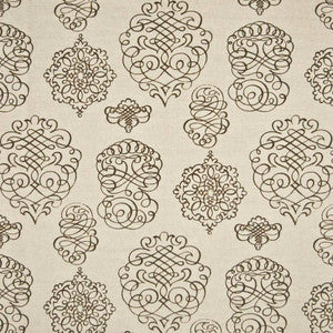Jamestown Script Latte by Kasmir Fabric