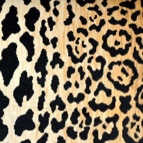 Braemore Jamil Natural Animal Velvet Fabric - China 20,000 Cotton Duck Double Rubs H: 25.25", V: 32.5" 54 inches Jamil Natural Animal Velvet by Braemore Fabric
