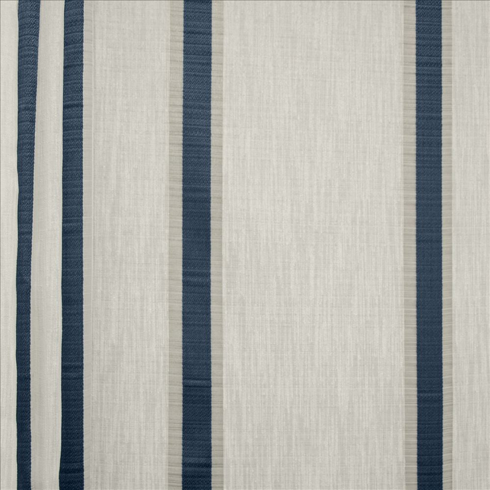 Jana Indigo  by Kasmir Fabric See sample 100% Polyester
 TURKEY Not Tested </p><p>Repeat: Horizontal: 8 3/8 inches and Vertical: N/A 118  - Fabric Carolina -